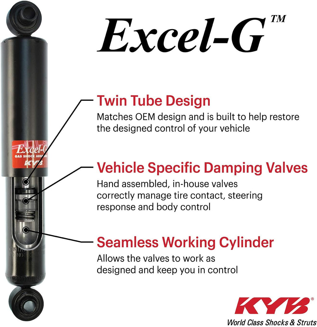 Black Silver Gas Shock I6755