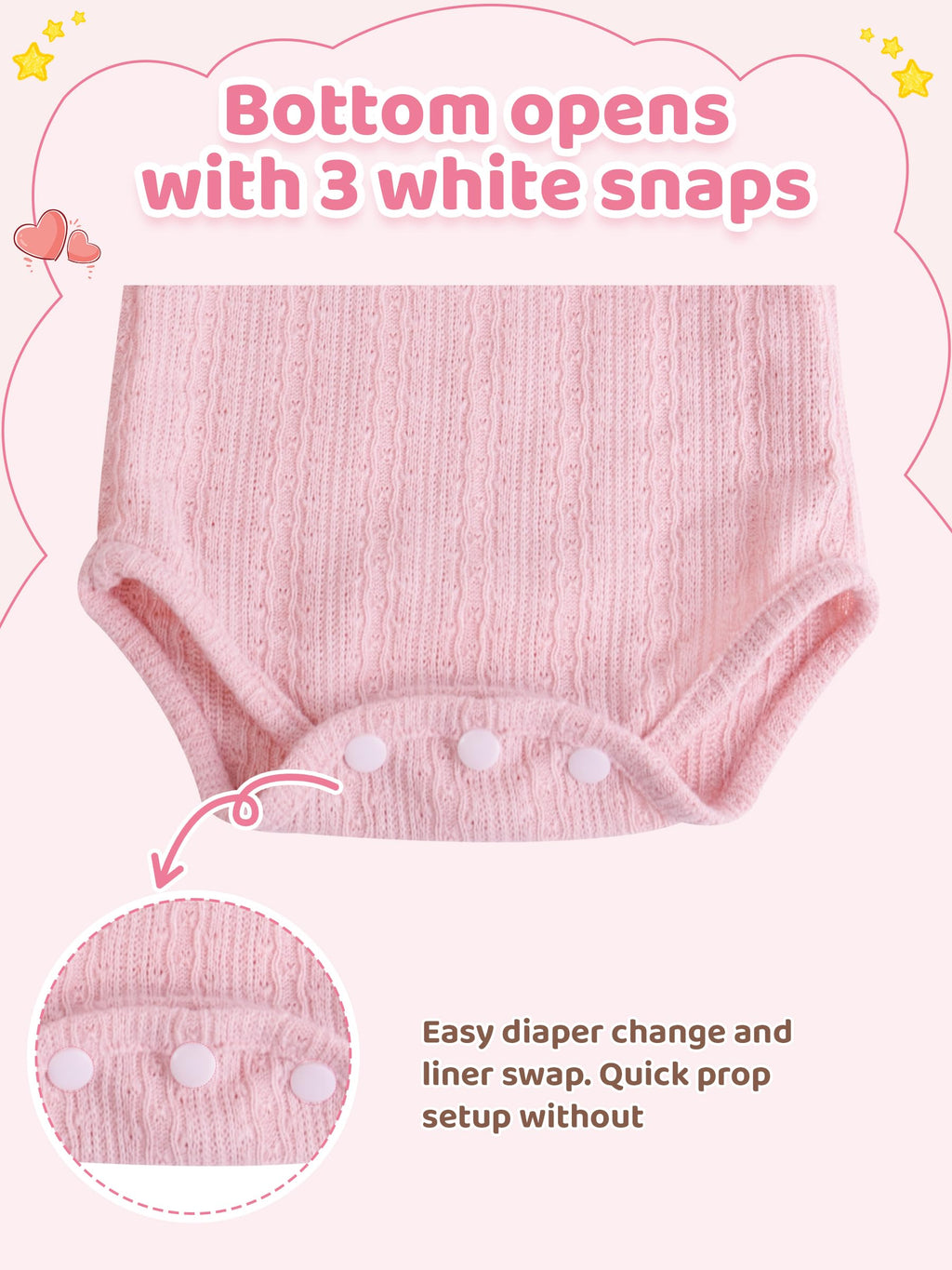 Pink Baby Doll Clothes 17-20 Inches S591