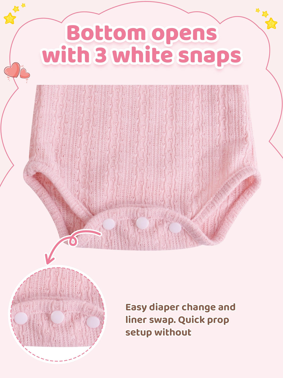Pink Baby Doll Clothes 17-20 Inches S591
