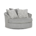 Round Velvet Oversized Swivel Accent Chair A4097