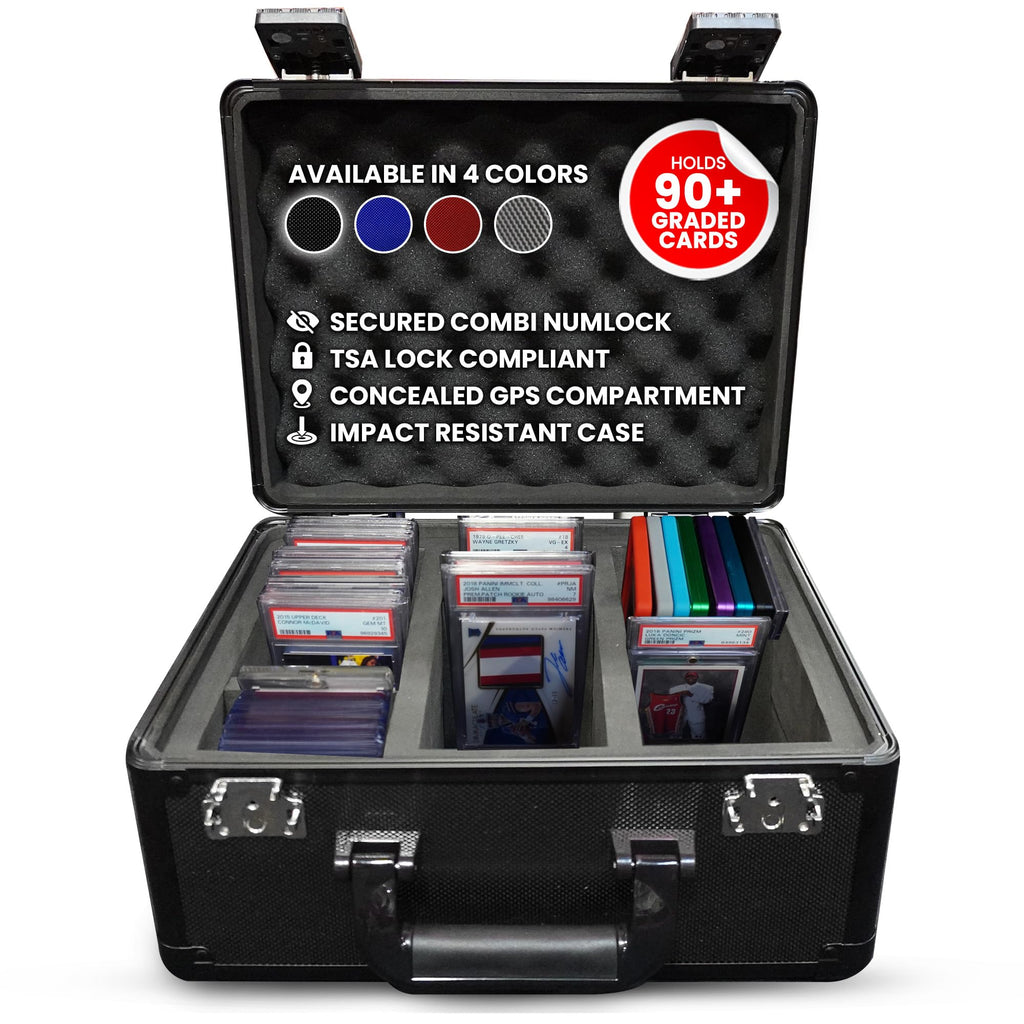 Black 3 Row Graded Card Storage Box with TSA Lock J54646