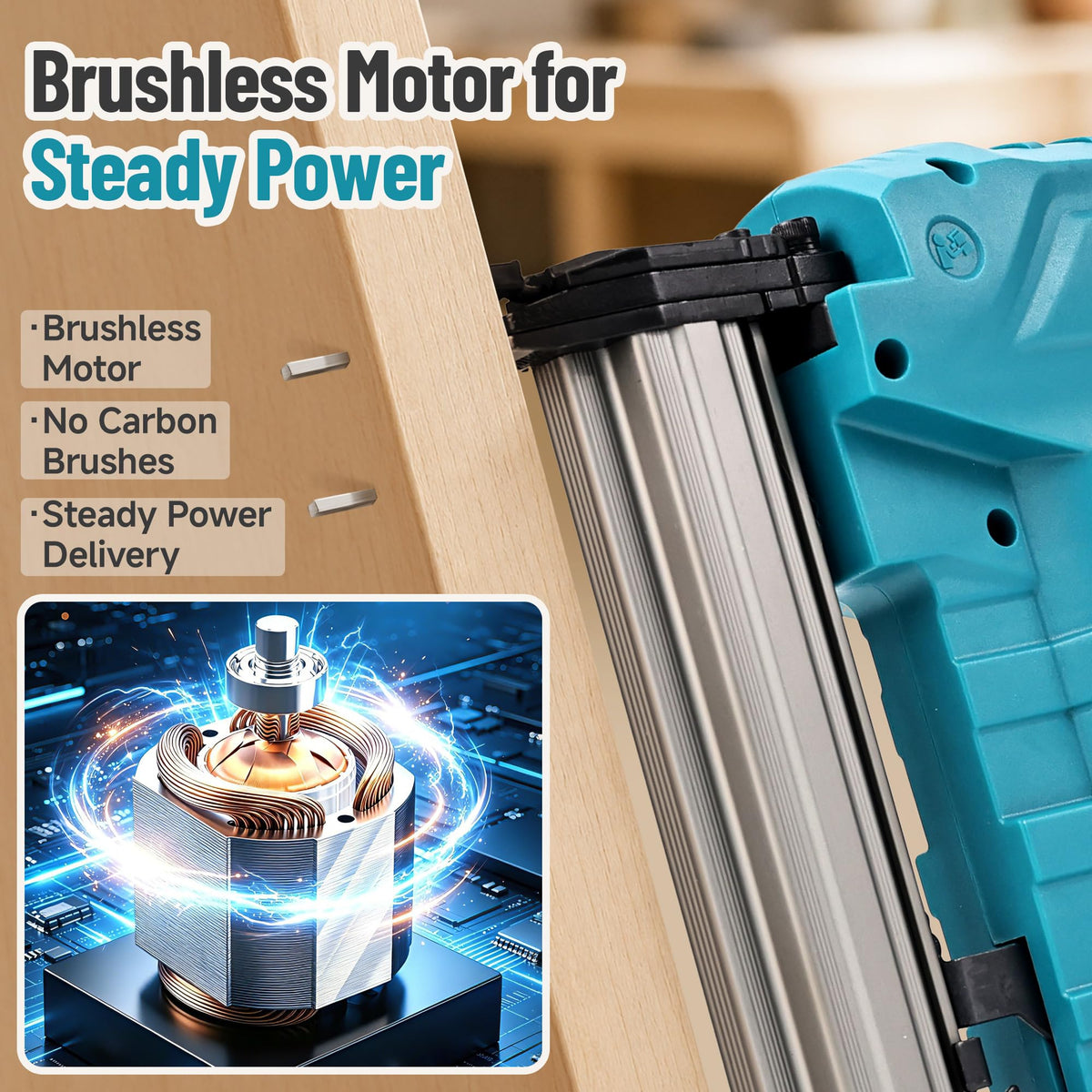 Cordless Electric Nail Gun V3447