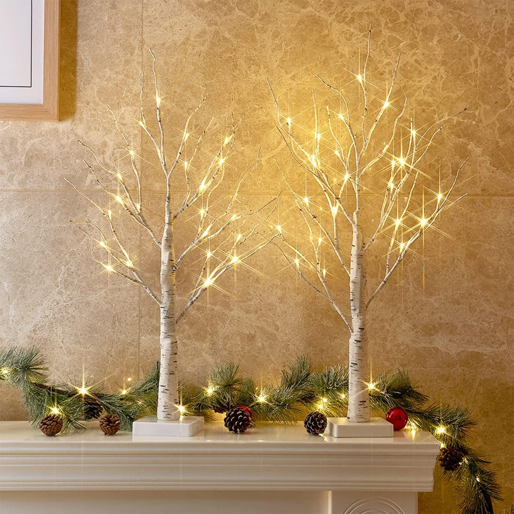 2FT Birch Tree with LED Lights J498