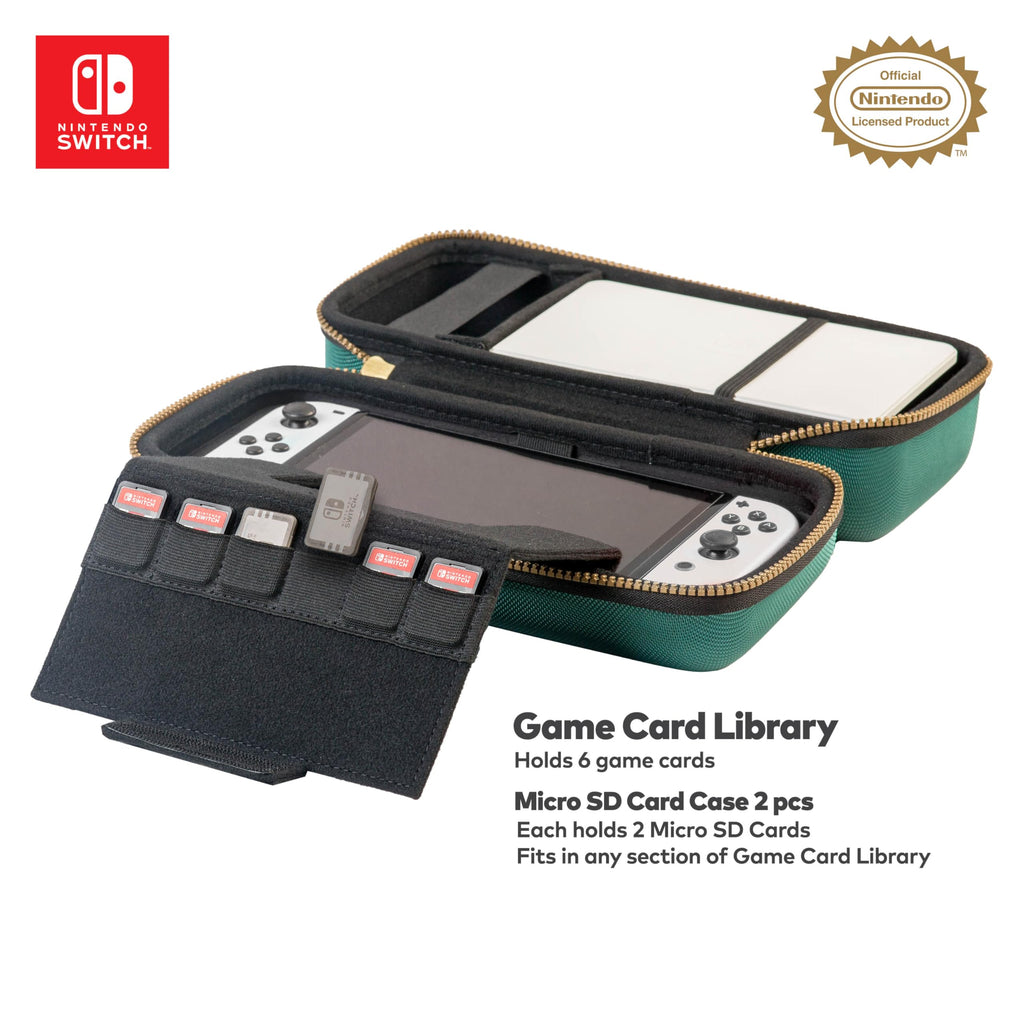 Green System Case for Nintendo Switch or OLED O162