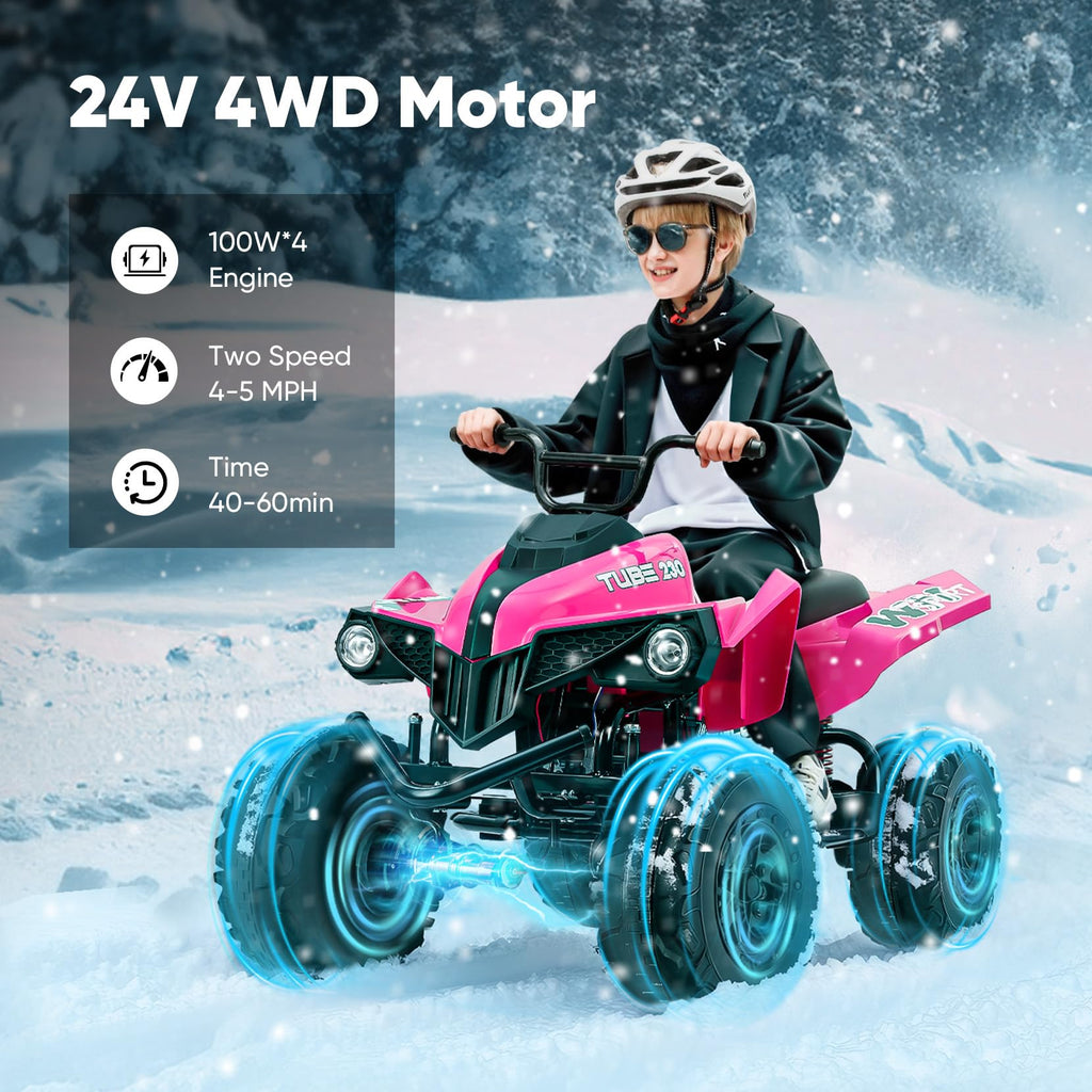 24V 2 Seater 4WD Ride on ATV O16526