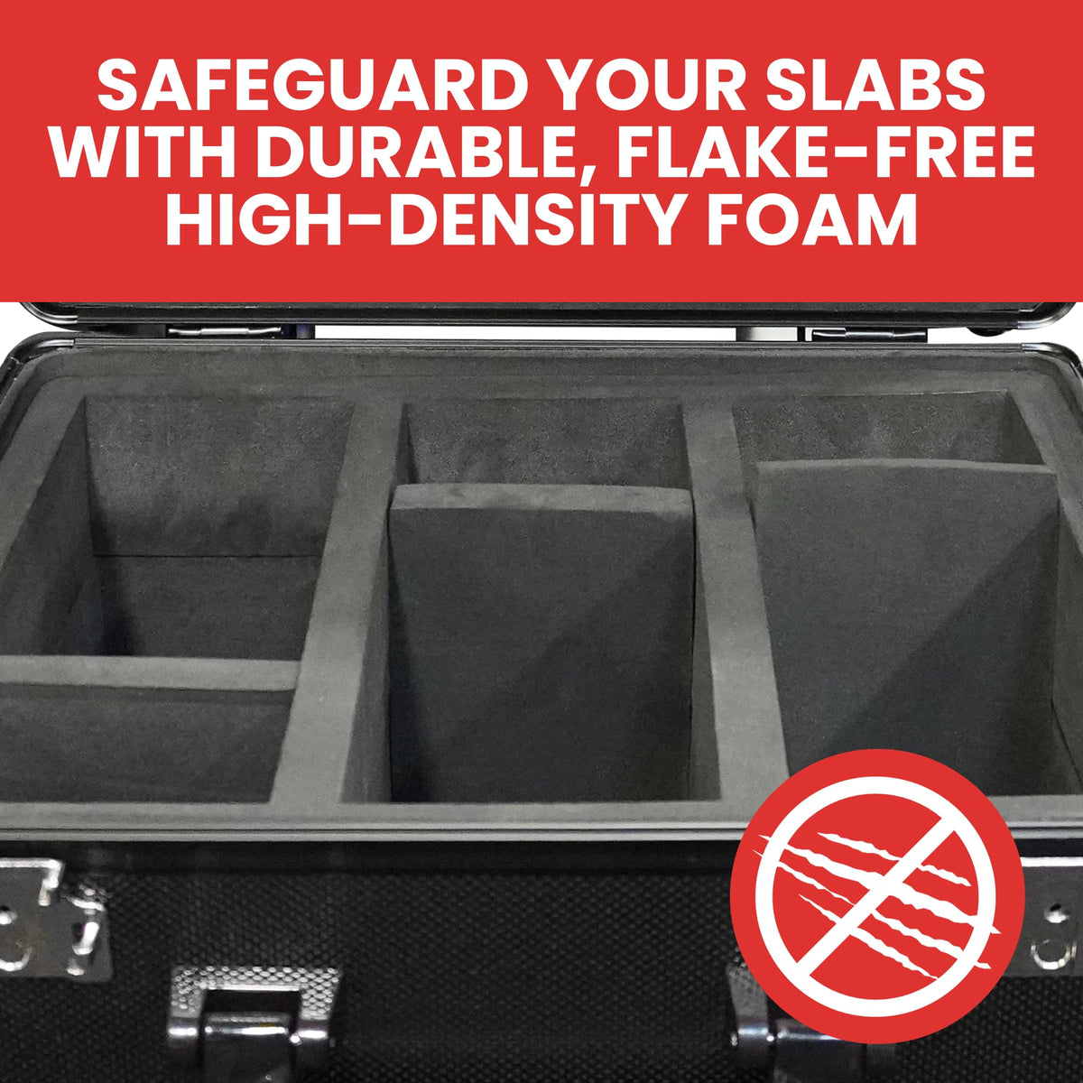 Black 3 Row Graded Card Storage Box with TSA Lock J54646