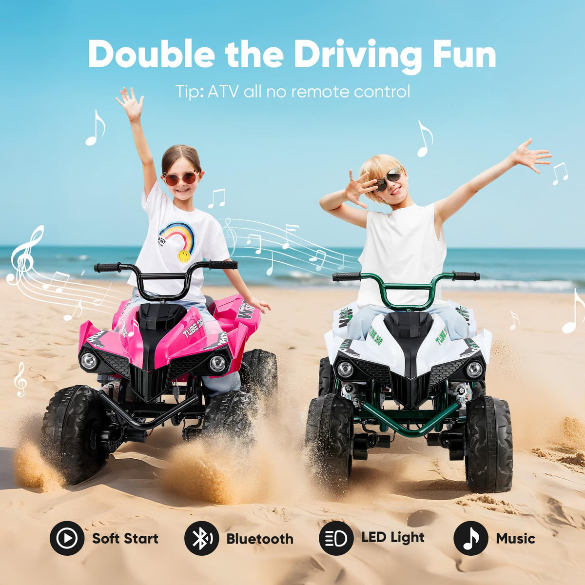 24V 2 Seater 4WD Ride on ATV O16526