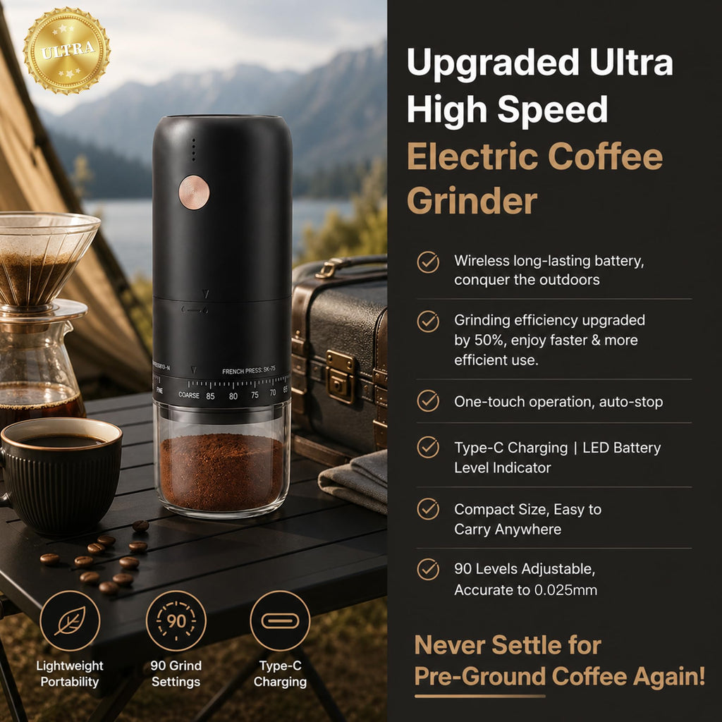 Portable Electric Burr Coffee Grinder S68589