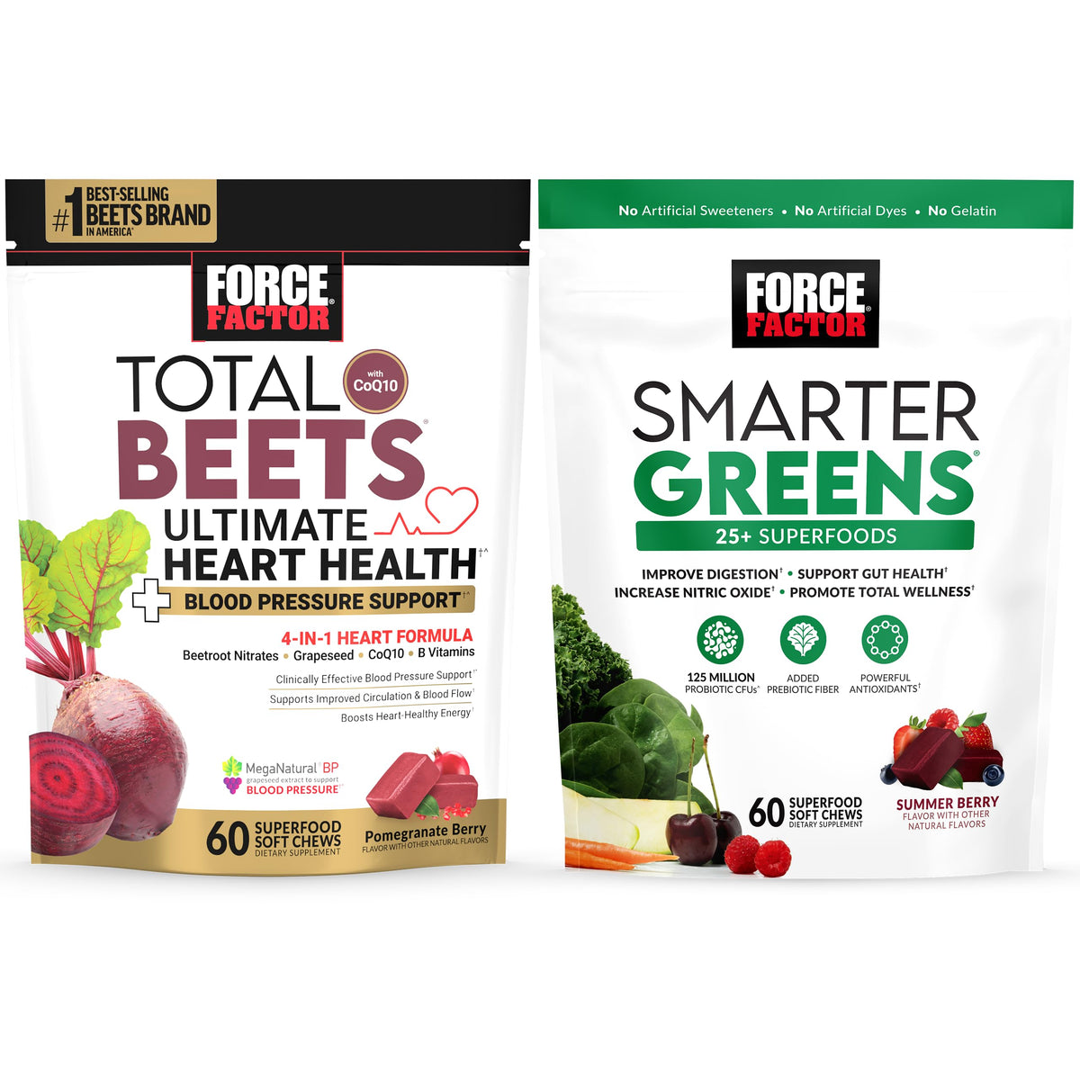 Total Beets Heart Health Chews with CoQ10 + Superfood Chews D323790