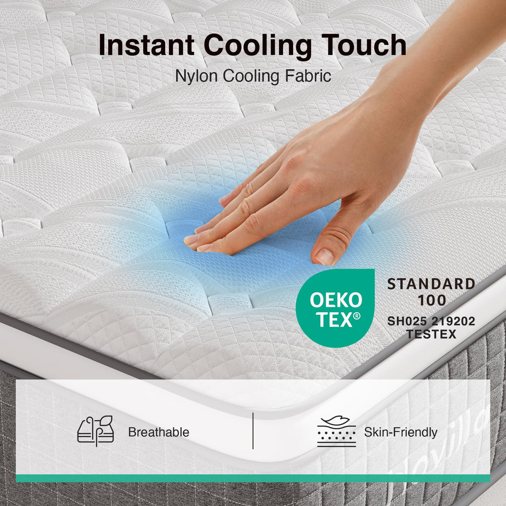 12 Inch Full Size Hybrid Gel Memory Foam Mattress Z9990