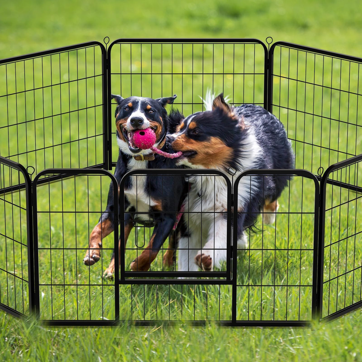 40 Inch 16 Panels Metal Dog Playpen J1403