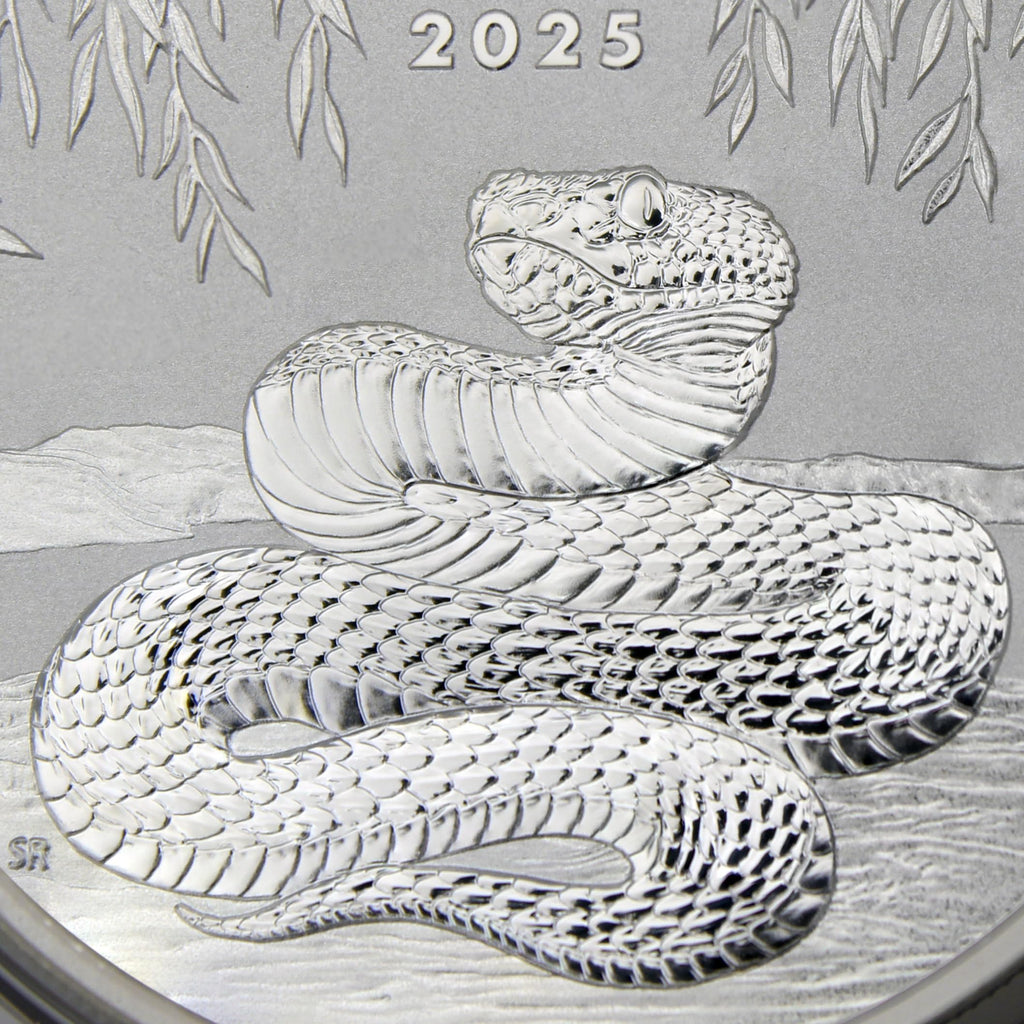 1 oz Australian Silver Lunar Year of the Snake T4145