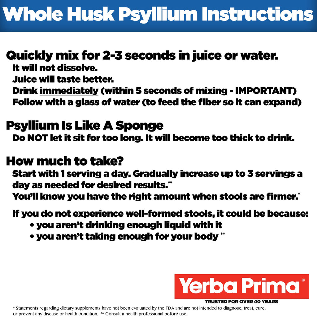 Psyllium Whole Husks Colon Cleanser 12 Ounce Pack Of 3 H880316
