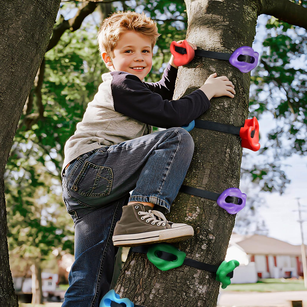 20 Tree Climbing Holds with 6 Ratchet Straps V49567