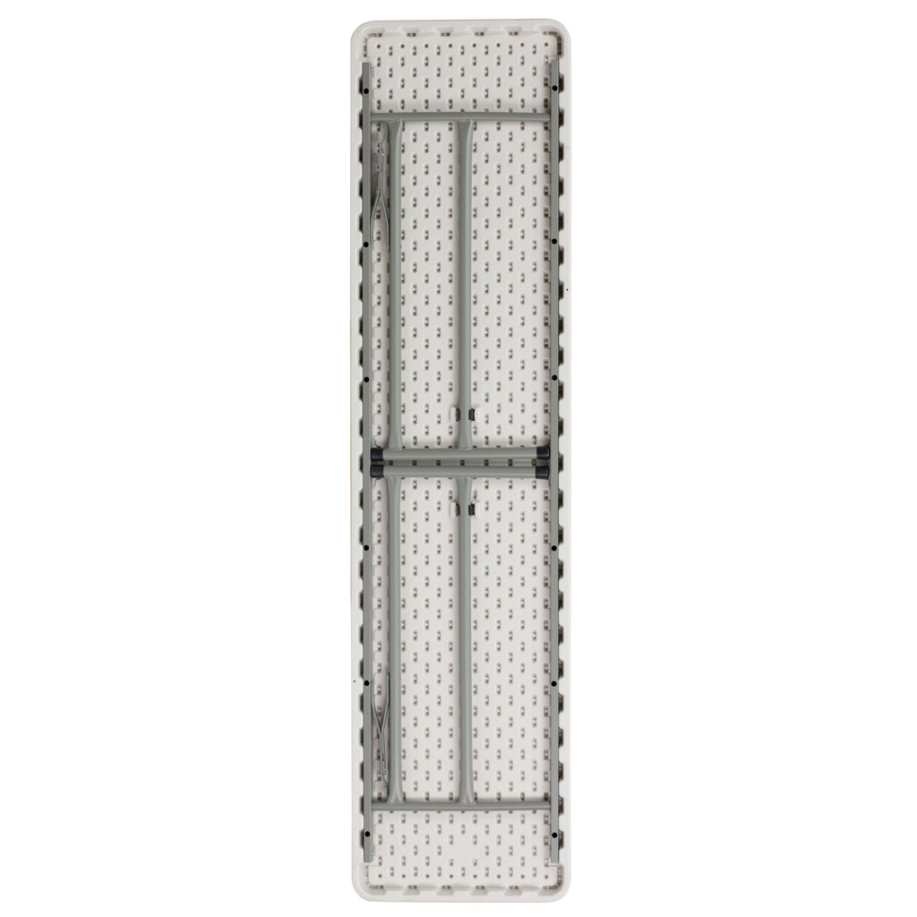 6-Foot White Plastic Folding Training Table E522