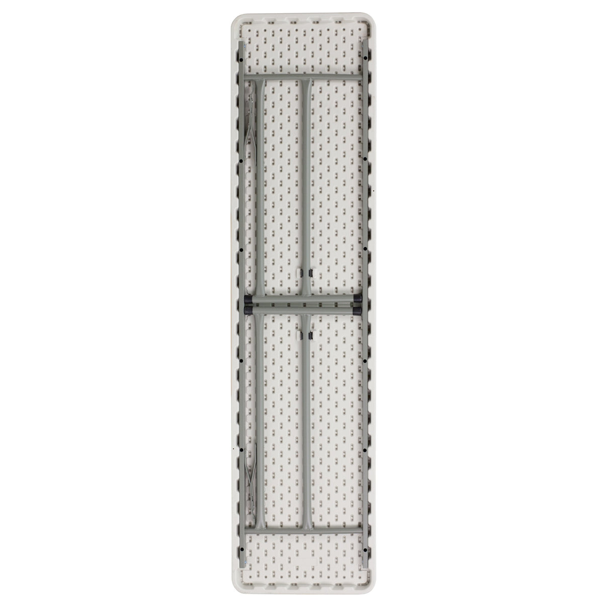 6-Foot White Plastic Folding Training Table E522