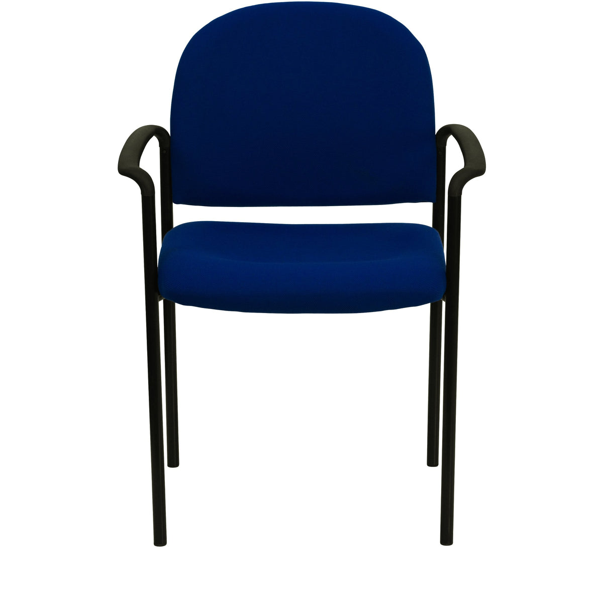Navy Fabric Stackable Steel Side Chair I664