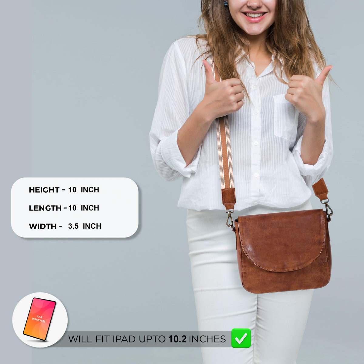 Genuine Leather Crossbody Bag G536867