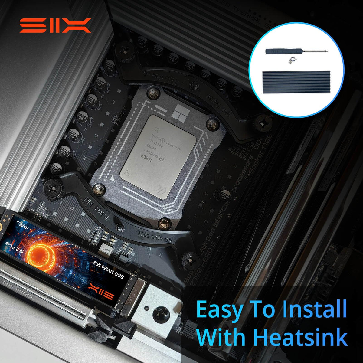 1TB PCIe 4.0 M.2 2280 Internal SSD with Heatsink R98977