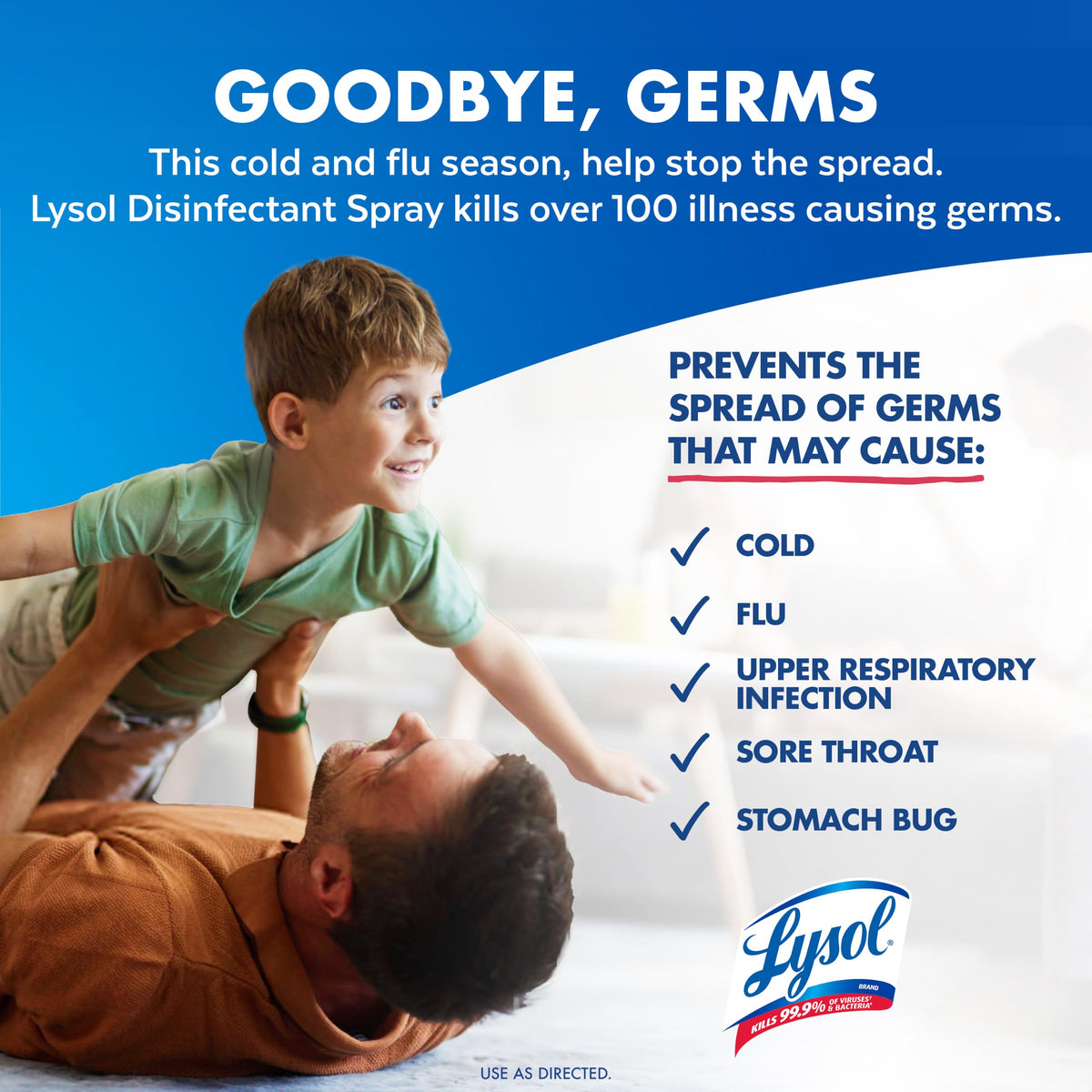 Disinfectant Spray Crisp Linen 19 oz 2 Pack H248837