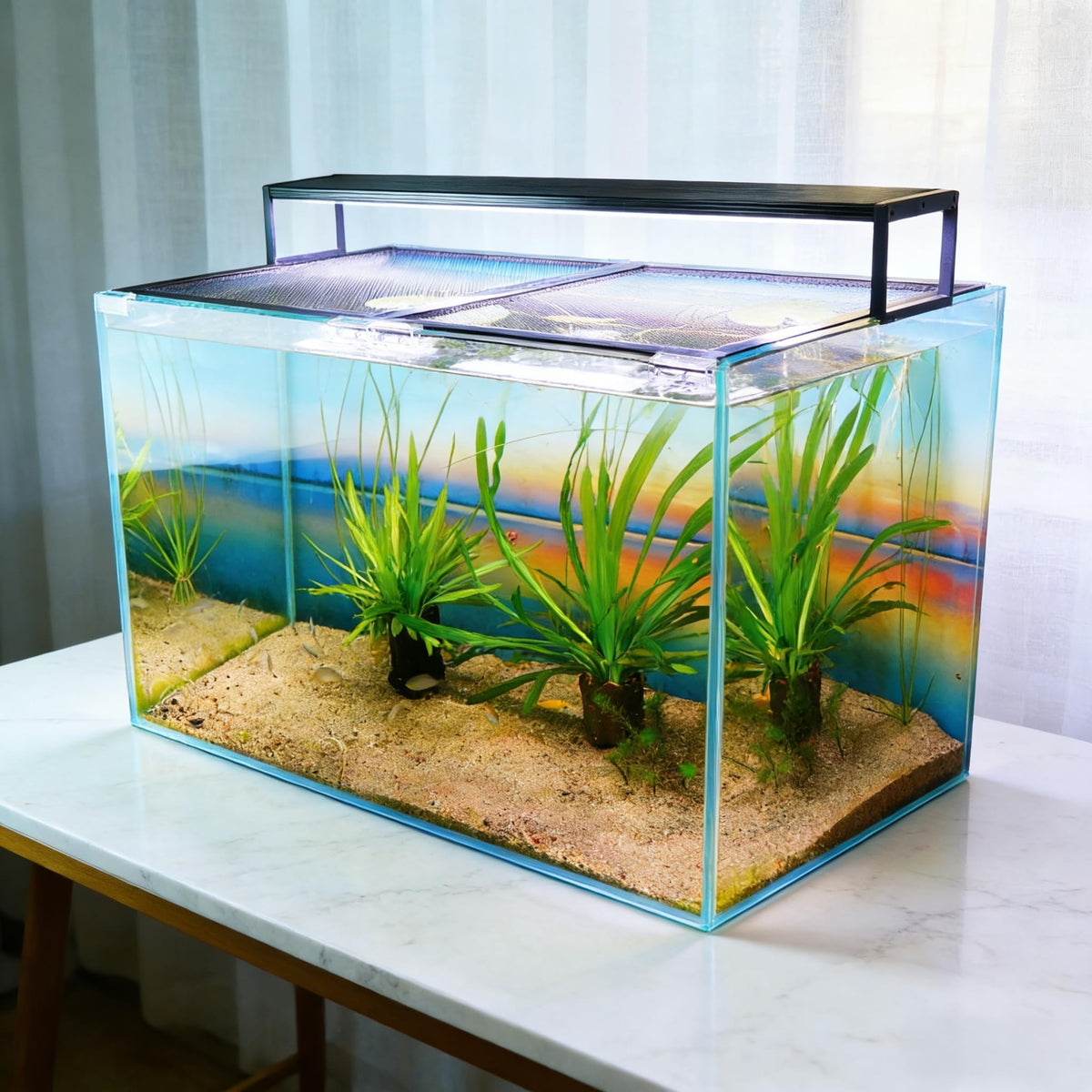 Adjustable Mesh Aquarium Lid N931