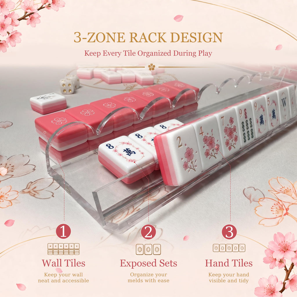American Mahjong Set with Racks, Mat & Tote A6748