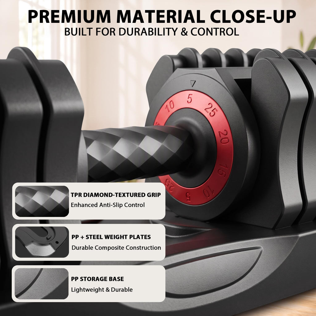 25 lb Adjustable Dumbbell Set G68530