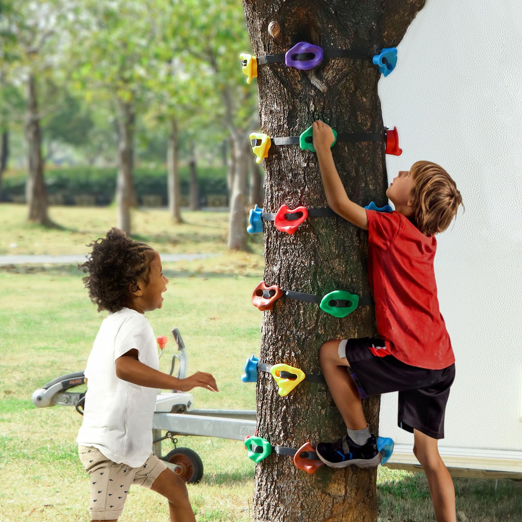 20 Tree Climbing Holds with 6 Ratchet Straps V49567