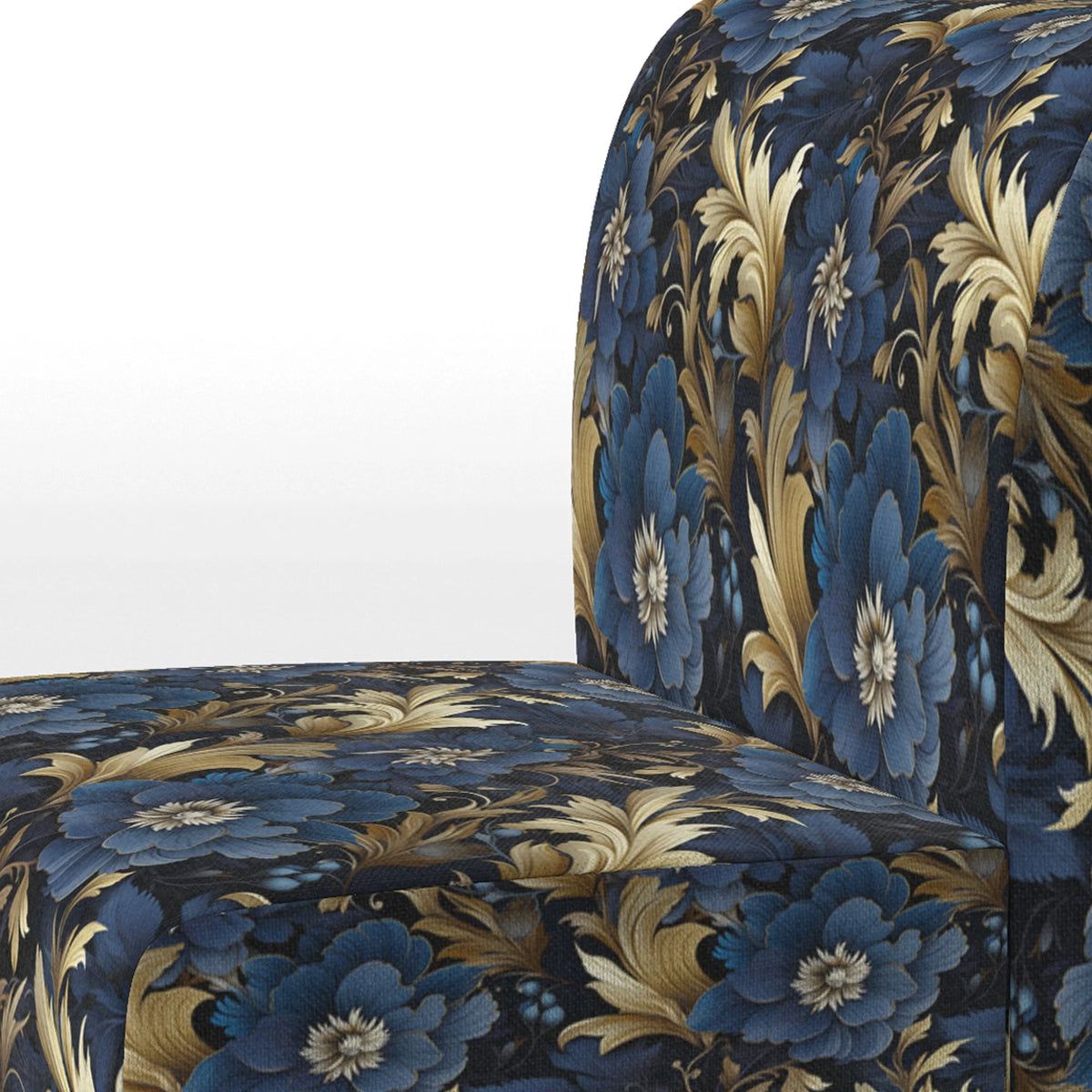 Upholstered Damask Accent Chair T988