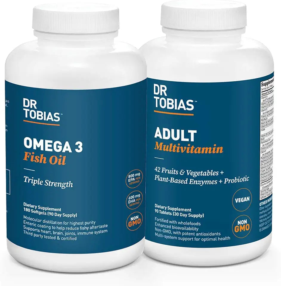 Omega 3 Fish Oil and Adult Multivitamin Y5543