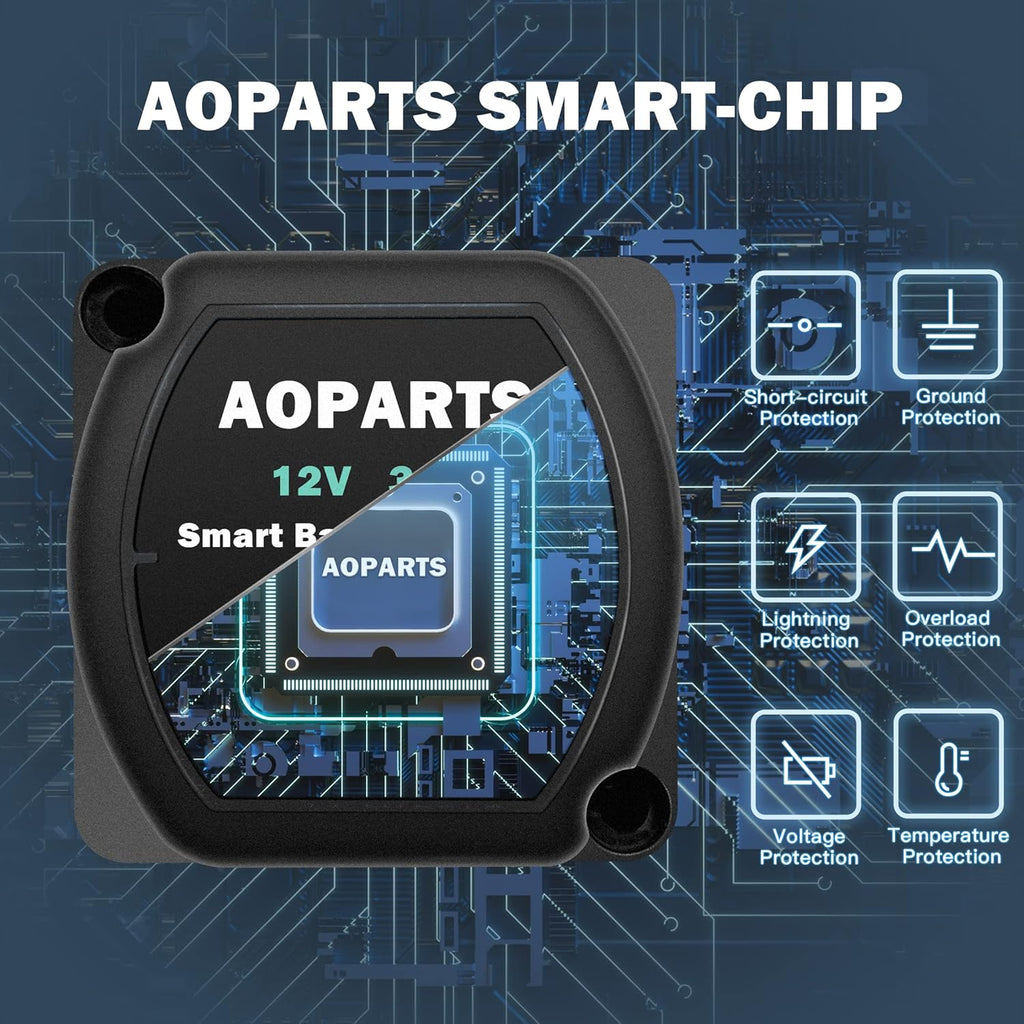 12V 300Amp Voltage Sensitive Relay Battery Isolator Q277