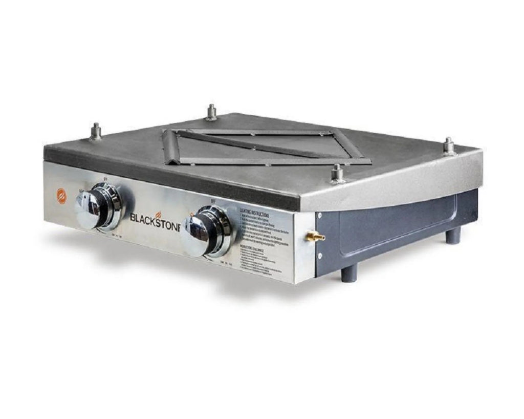2-Burner 22'' Tabletop Griddle with Stainless Steel Front U7480