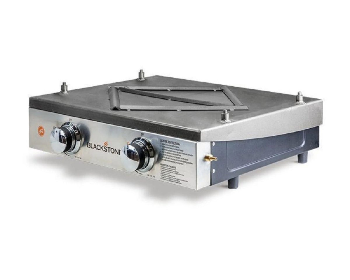 2-Burner 22'' Tabletop Griddle with Stainless Steel Front U7480