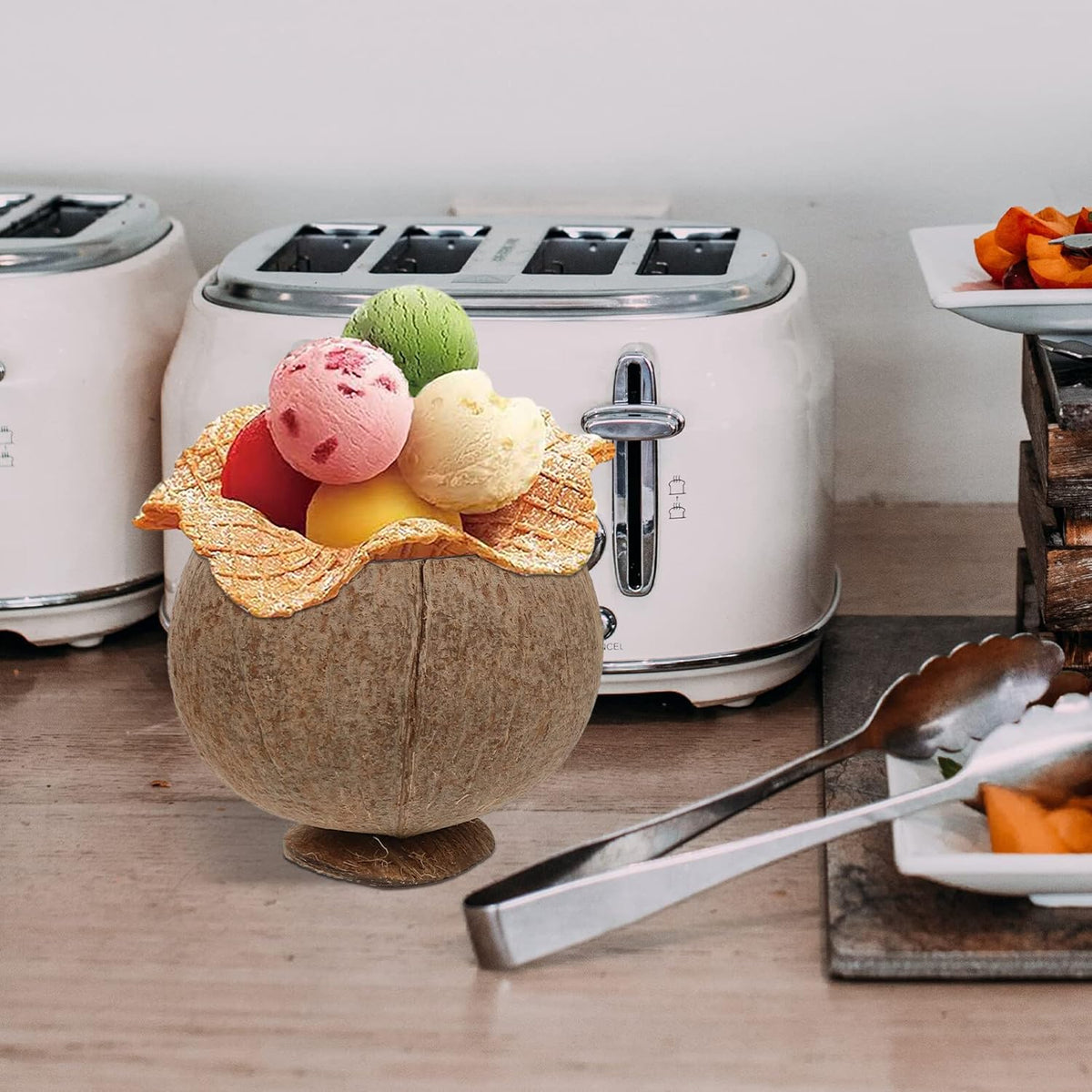 Natural Coconut Shell Cups N455
