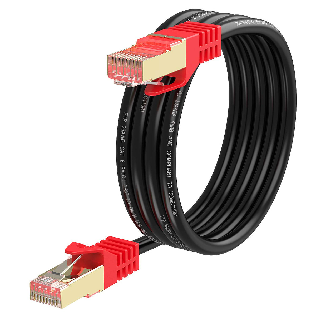 Outdoor Cat6 Ethernet Cable 50ft FTP Waterproof Direct Burial I4762