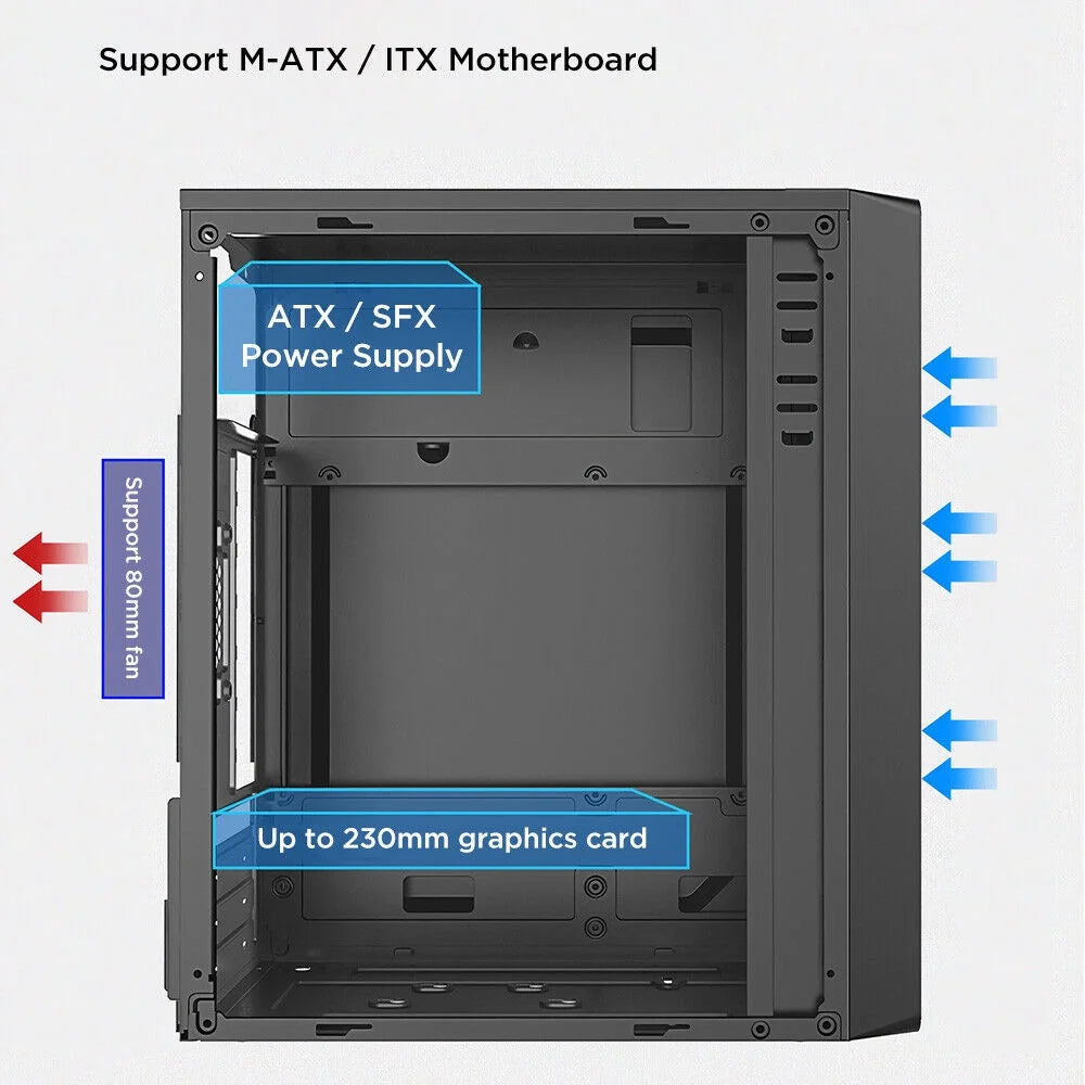 Micro ATX Gaming PC Case C880160
