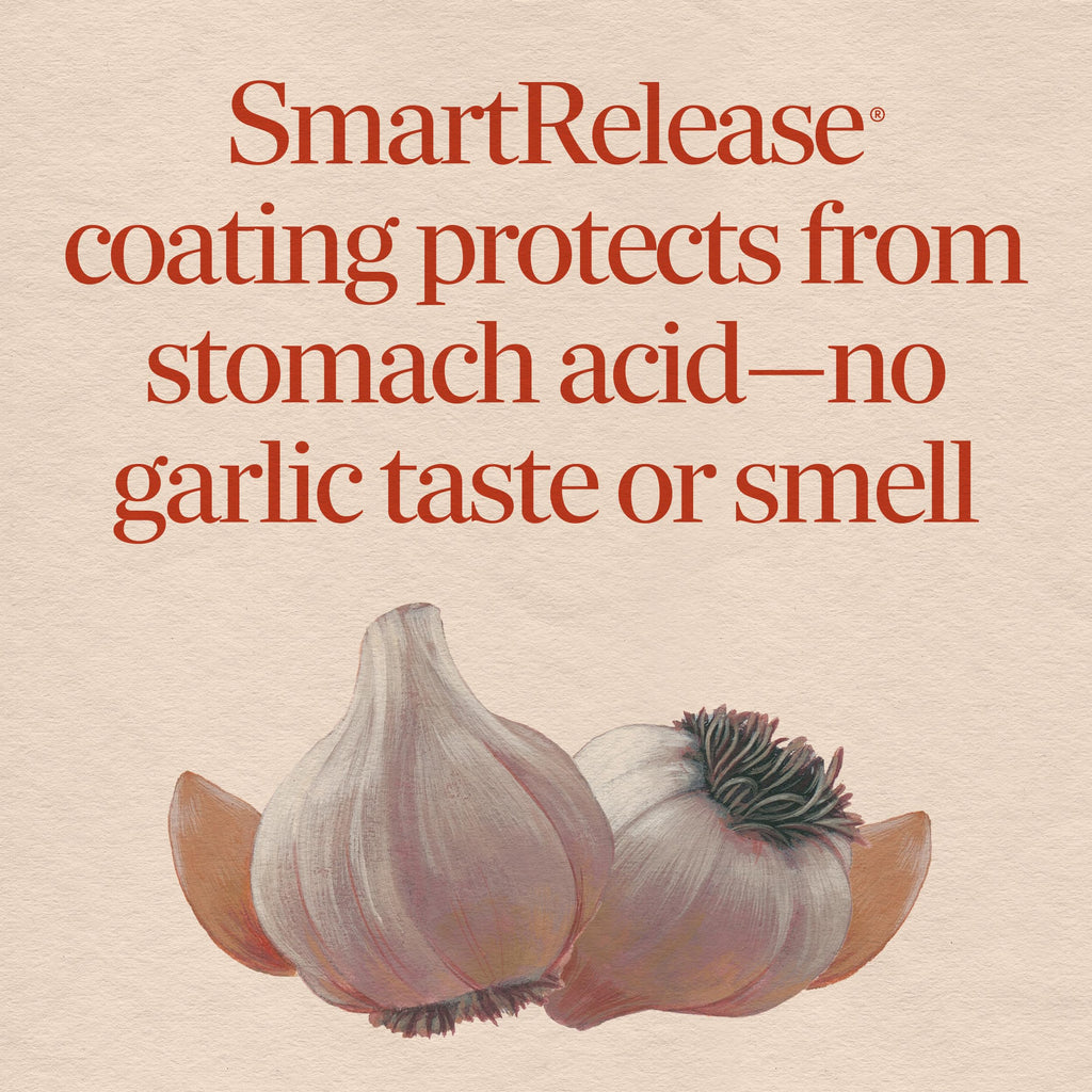Odorless Garlic Tablets Vegan 180 ct K7541