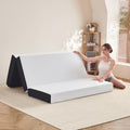 6 Inch Tri Fold Memory Foam Queen Mattress with Washable Cover Q74616
