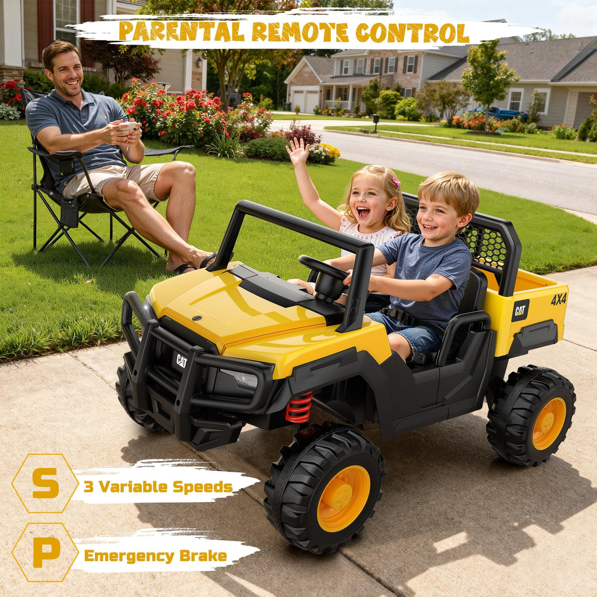 24V Ride On Toy with Dump Bed and Shovel I557316