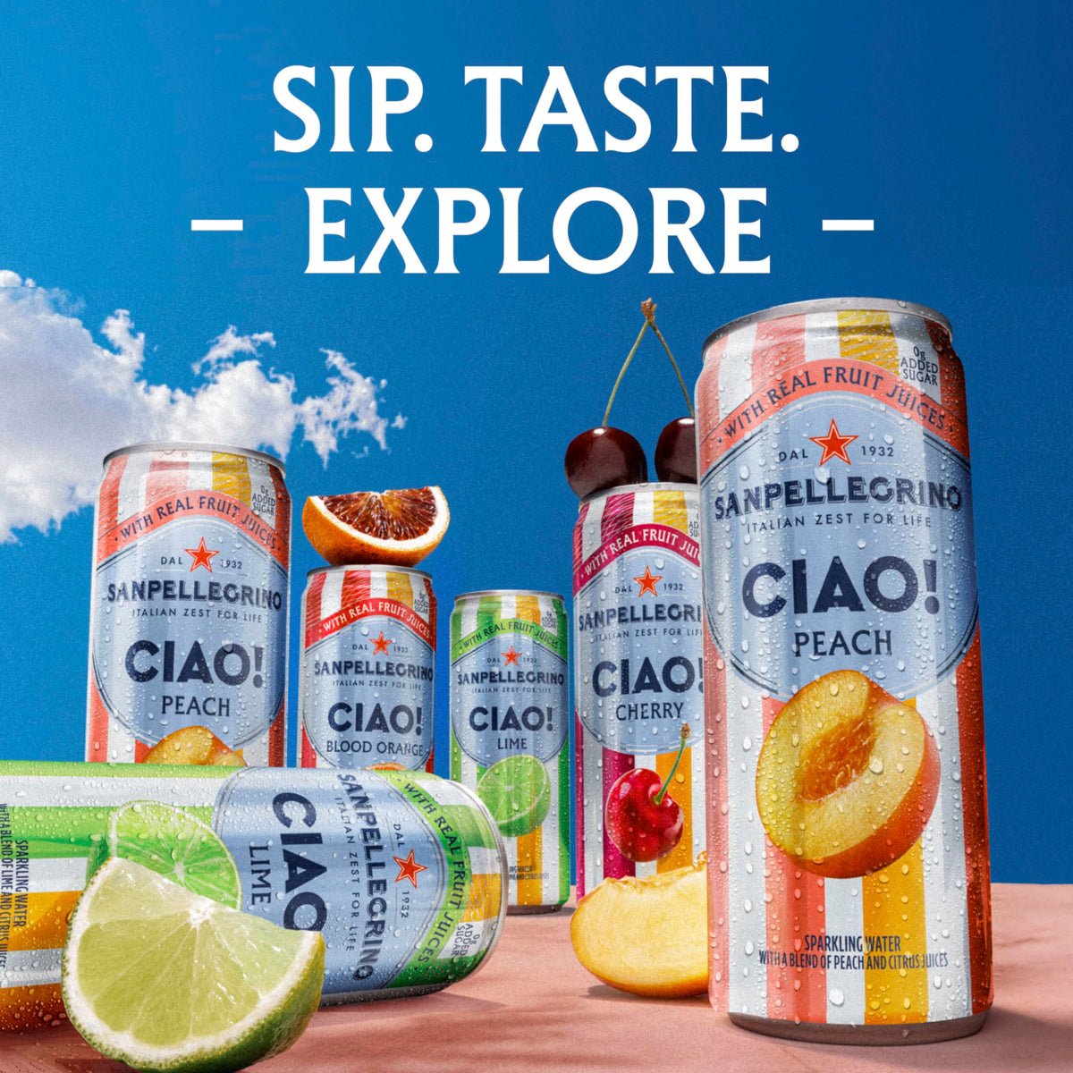 Blood Orange Sparkling Water 24 Pack B325