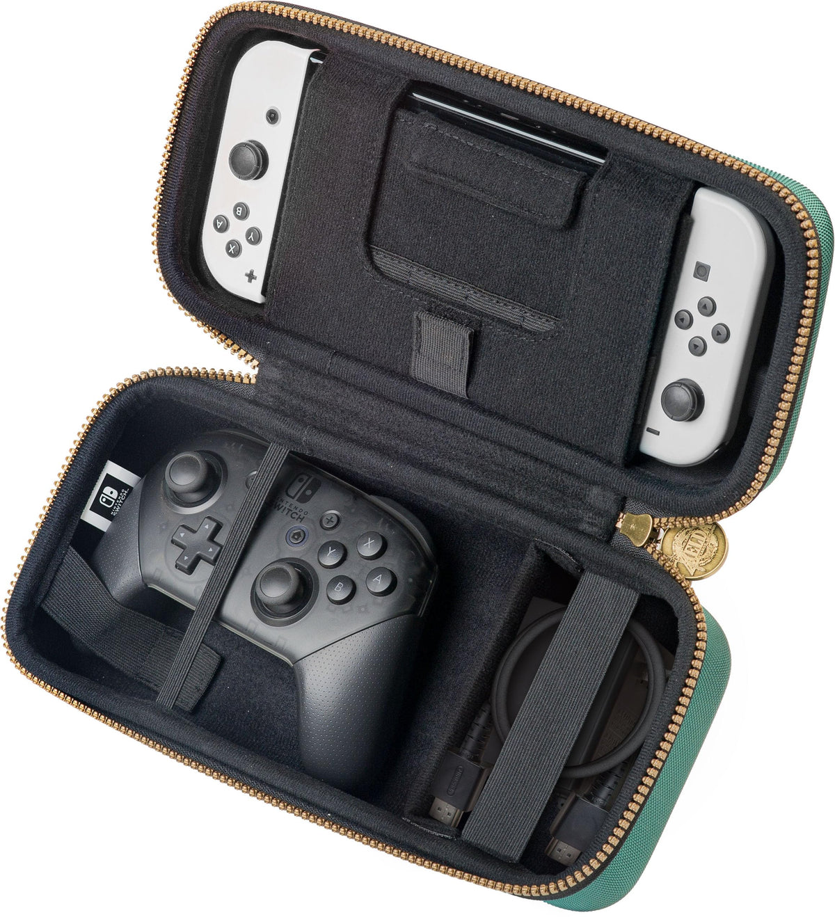 Green System Case for Nintendo Switch or OLED O162
