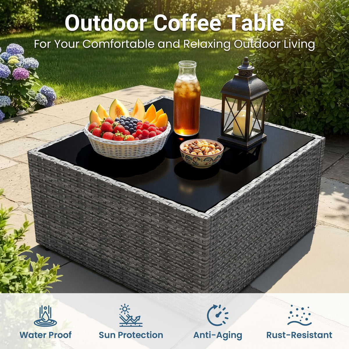 All-Weather Patio Sectional Furniture Set N176