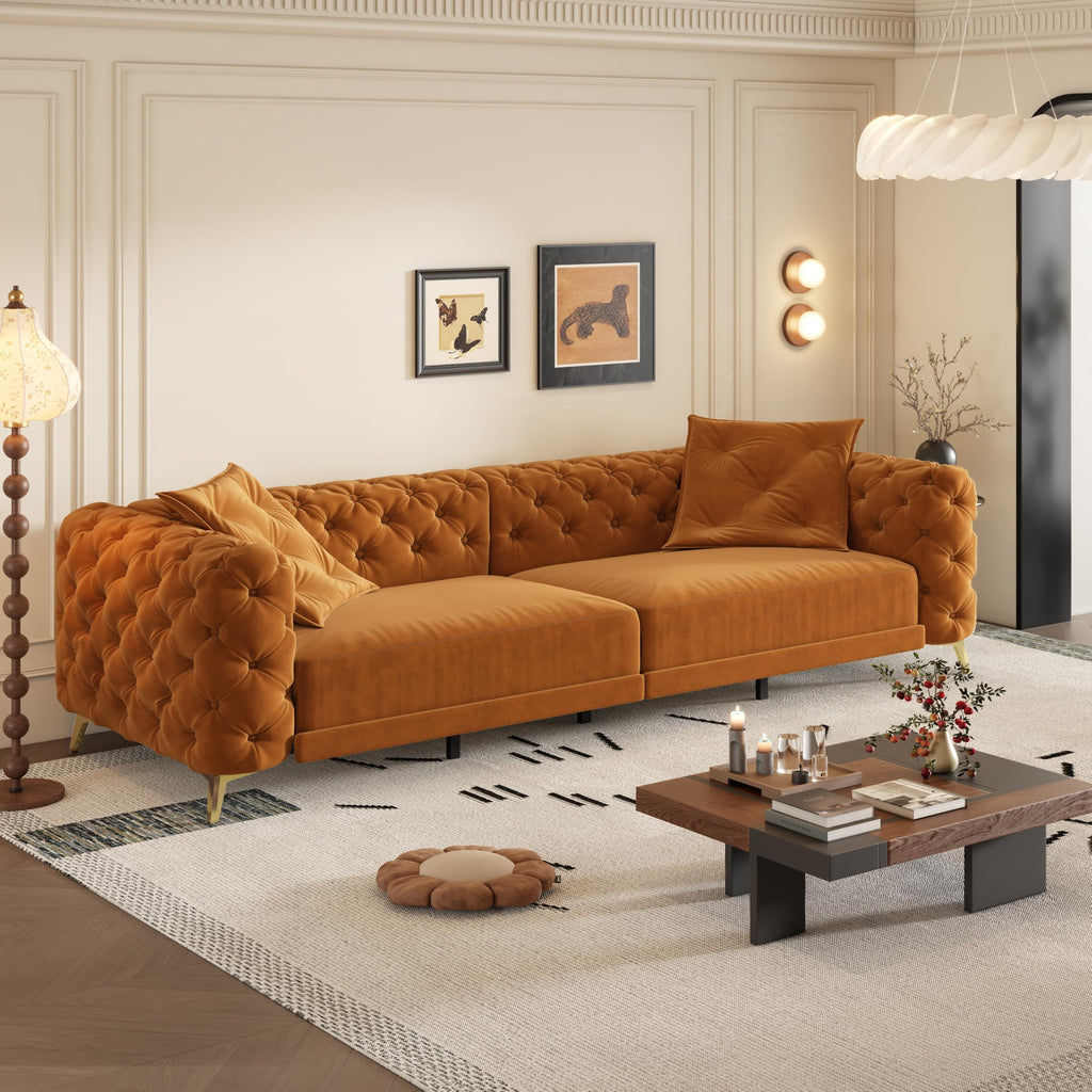 Convertible Sleeper Sofa with Ottoman T187
