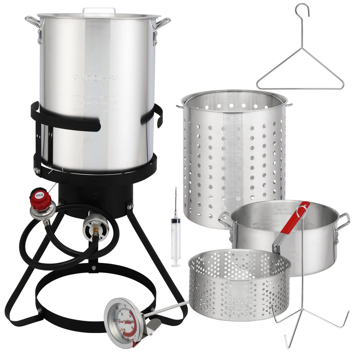 30qt Aluminum Propane Fryer Pot F671