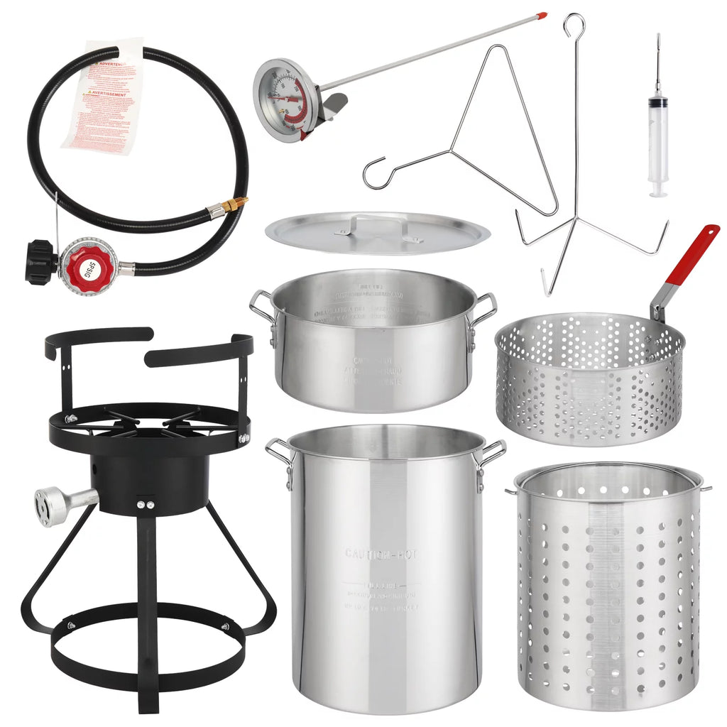30qt Aluminum Propane Fryer Pot F671