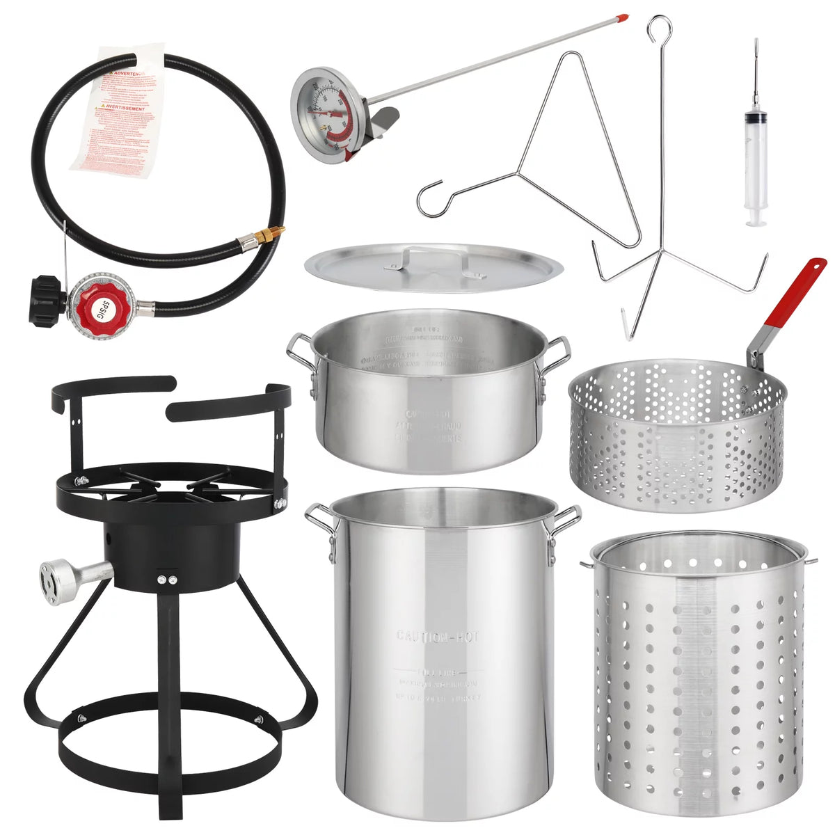30qt Aluminum Propane Fryer Pot F671