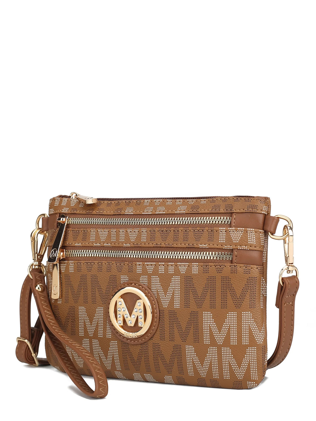 Tan Crossbody Wristlet I79747