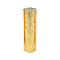 2 PCS Mercury Gold Glass Hurricane Candleholder J957755
