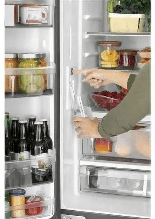 33 Wide 18.6 Cu. Ft. Counter Depth French Door Refrigerator Matte White S219