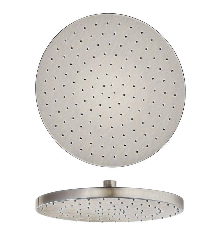 Chrome Rain Shower Head with Arm and Flange J752905